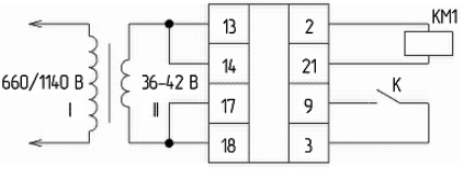 Схема подключений блока БФВ-3МК