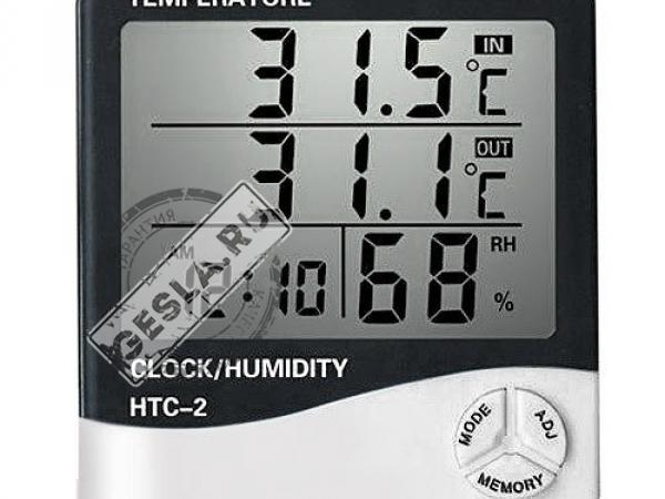 Термо-гигрометр HTC-2  фото 2