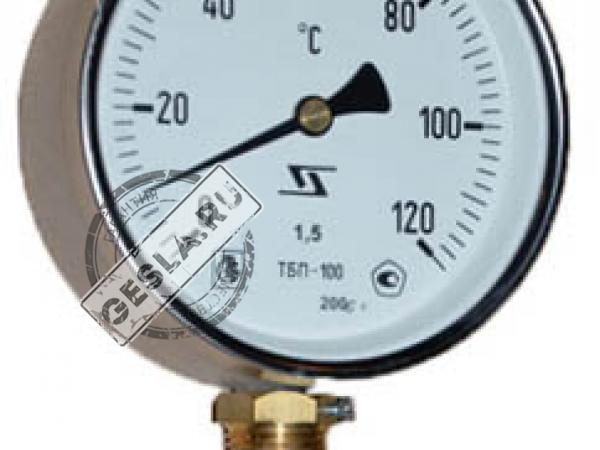 Термометр ТБП 100/100/Р (-0-160)С фото 1