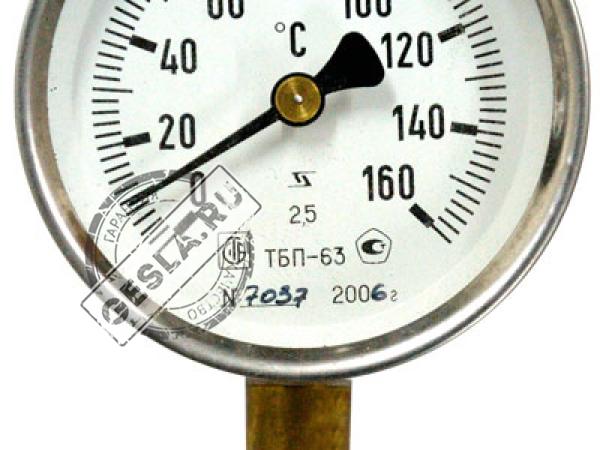 Термометр ТБП 63/50/Р (0-160)С фото 1