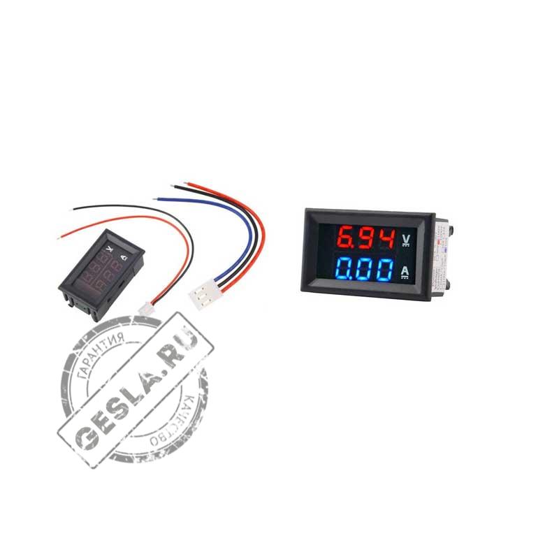 Цифровой Амперметр Вольтметр постоянного тока DC 0-100V с встроенным шунтом 0-10A фото 1
