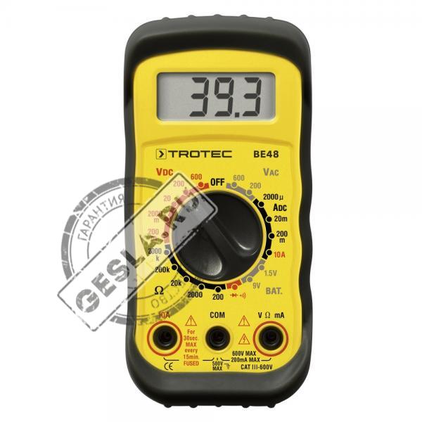 Мультиметр Trotec BE48 фото 3