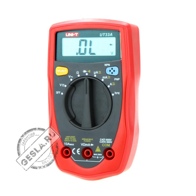 Мультиметр UNI-T UT33A фото 1
